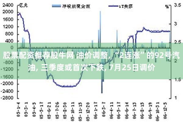 股票配资推荐股牛网 油价调整, “2连涨”的92号汽油, 三季度或首次下跌, 7月25日调价