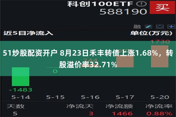 51炒股配资开户 8月23日禾丰转债上涨1.68%，转股溢价率32.71%