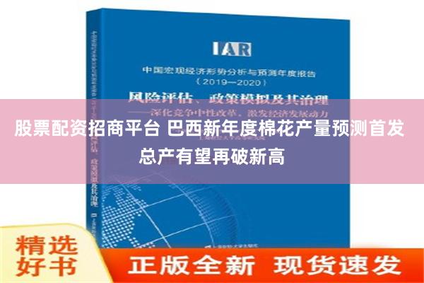 股票配资招商平台 巴西新年度棉花产量预测首发 总产有望再破新高